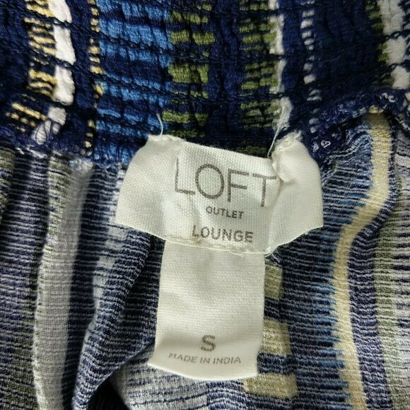 LOFT Outlet A Line Dress Small Empire Waist Striped - Picture 5 of 6